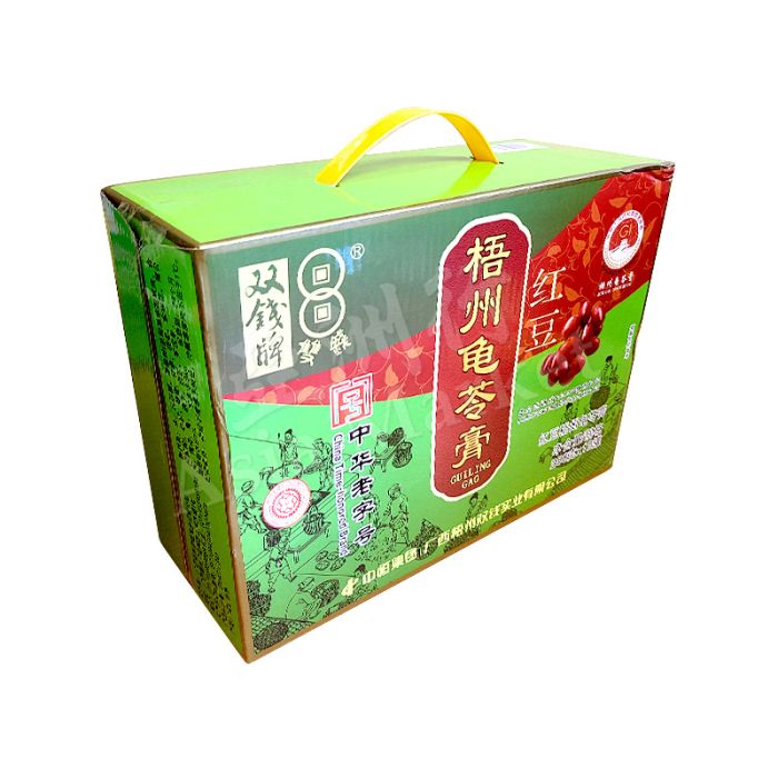 WUZHOU DOUBLE COINS  Guilinggao, Chinese Herbal Jelly (with Red Bean) (250g x 12Cans) 3kg 