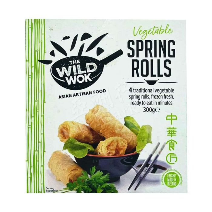 [FROZEN] THE WILD WOK Vegetable Spring Rolls 300g 中華食匠春卷仔