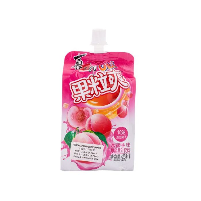 XZL Fruit Flavoured Jelly - Peach 258ml 喜之郎果凍爽 水蜜桃