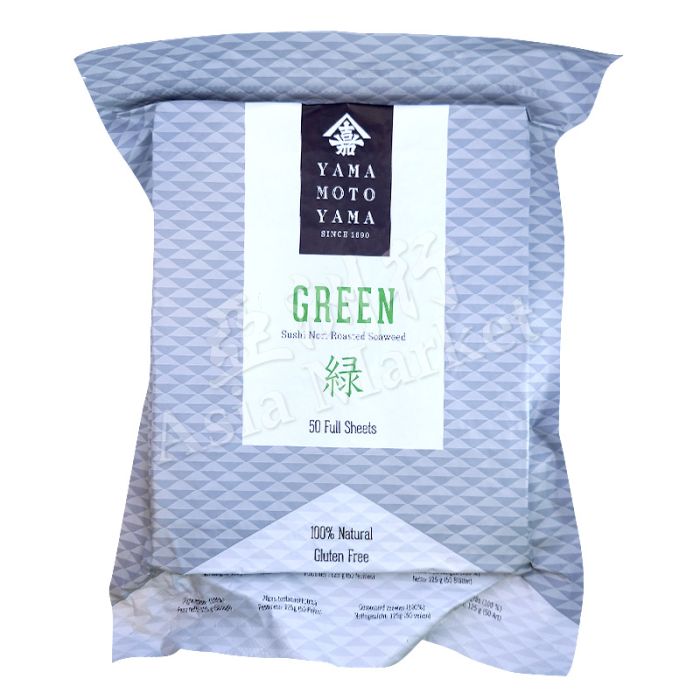 YAMAMOTOYAMA 日本 山本山  绿色寿司紫菜(不含麸质) (50张) 125g