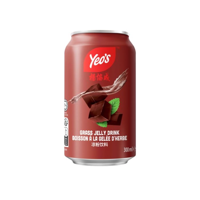 YEOS Grass Jelly Drink 300ml 楊協成 爽滑仙草清涼爽