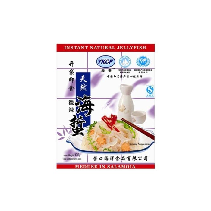 YKOF Jelly Fish With Chilli 170g  澤泰 天然即食海蜇絲 (辣)