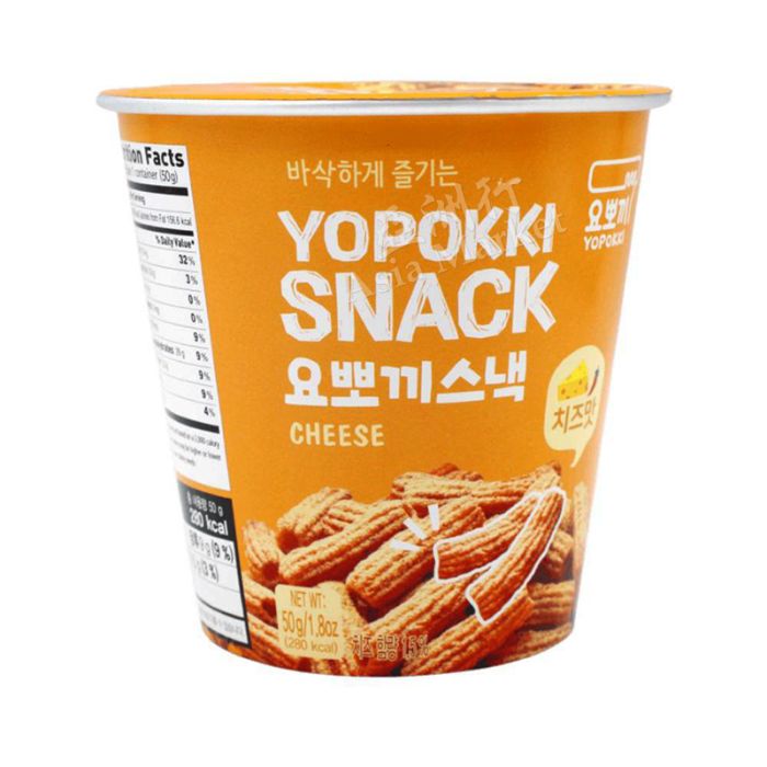 YOPOKKI - snack cheese cup 50g 韓式芝士辣年糕小食