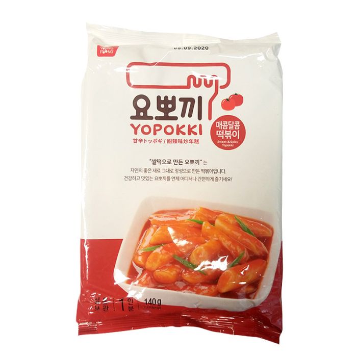 YOUNGPOONG Yopokki Rice Cake - Sweet and Spicy (Pack) 140g 