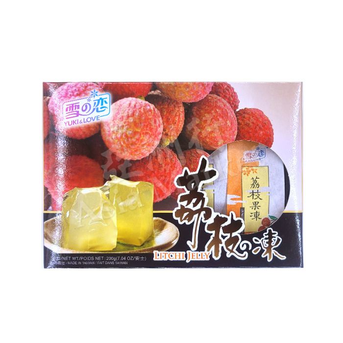 YUKI & LOVE  Litchi Jelly Dessert (Lychee) (50g x4) 200g 雪之戀荔枝果凍