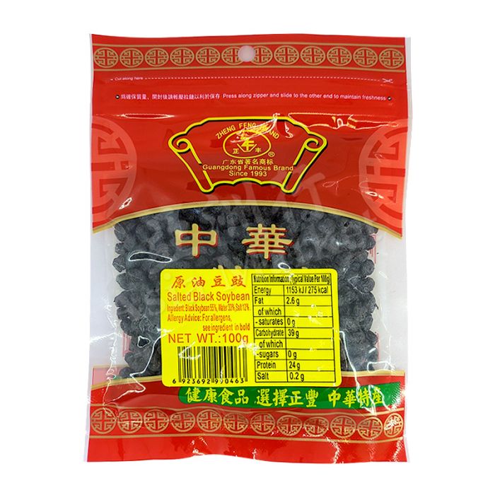 ZHENG FENG - Salted Black Soybean 100g 