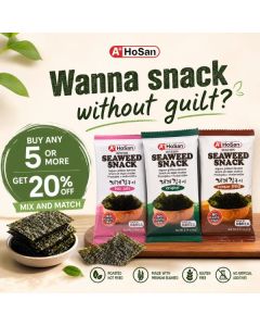 HOSAN Seaweed Snacks Mega Offer Bundle