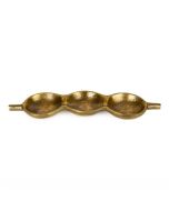 Candlelight Metal 3-Dish Trinket Tray Brass 30cm  