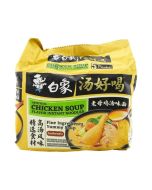 BAIXIANG Chicken Flavor Noodles 555g (PACK OF 5) 白象湯好喝老母雞湯麵五連包