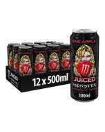 [CASE] MONSTER Bad Apple Energy Drink Can 500ml x12 