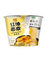 BAIJIA Broad Noodle Sesame Paste Flavour Bowl 120g 红油面皮麻酱味-碗 出口版