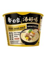 BAIXIANG Yummy Soup Artificial Pork Bone Soup Flavour Bowl 108g 白象汤好喝招牌猪骨汤味面（桶装）