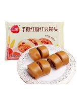 [FROZEN] SQ Brown Sugar Bun-Red Beans 480g 三全红豆手撕馒头