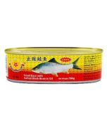 GOLDPLUM Fried Dace with Salted Black Beans 184g  金梅牌豆豉鲮鱼