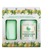Drumshanbo Gunpowder Gin with Sardinian Citrus 700ml Gift Pack with Green Glass (Alc. 43%) 