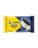 Julie's Dark Choco Vanilla Sandwich 120g 香草口味夾心巧克力餅