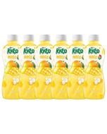 KATO Mango Juice with Nata De Coco 320ml (Pack of 6) 