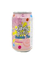 LADY BOBA - Peach & Strawberry Black Tea Bursting Bubble  波波小妞蜜桃草莓爆爆珠红茶 320ml