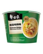 BAIXIANG Tasty treat Mushroom Chicken Flavour (Bowl) 104g 白象味鮮美經典香菇燉雞口味麵（桶裝）