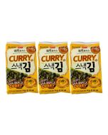 Wang Seasoned Seaweed Curry Flavour (3x4g) 12g WANG 三包裝海苔--咖喱味