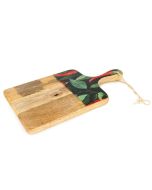 Candlelight 35x20cm Mango Woods Paddle Board with Chillies 