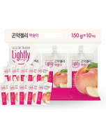 [Pack of 10] DAESANG  Lightly Konjac Jelly Peach 150g  (x10) 