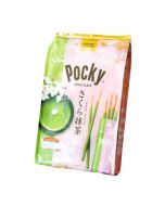 GLICO Pocky Sakura Matcha Sticks 114.3g 抹茶櫻花巧克力棒
