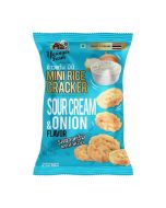 YOUNGERFARM Mini Rice Cracker (Sour Cream and Onion Flv) 60g 泰青農場迷你米餅 (酸忌廉洋蔥味)