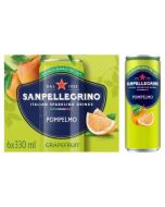 [PACK OF 6] SAN PELLEGRINO Sparkling Grapefruit Infusion Drink 330ml (x 6cans) 
