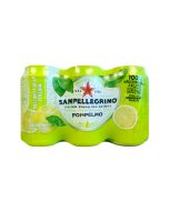 [PACK OF 6] SAN PELLEGRINO 意大利 圣培露 - 西柚味碳酸饮料 330ml (x6cans)