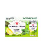 [PACK OF 6] SAN PELLEGRINO 意大利 圣培露 - 柠檬薄荷碳酸饮料 330ml (x6cans)