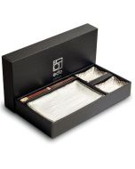 EDO JAPAN Sushi Set Tsuno White 6-Piece 22x12,5 cm | H2 cm - Art No. 6044175 