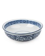 Candlelight Tapas Bowl - Spirals in Sumatra Blue 