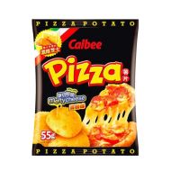 Calbee Potato Chips Pizza披萨口味薯片加量版 63g