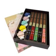 Tokyo Design Studio  Rabbit Chopsticks Set 10pcs with Chopstick Rests 