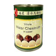 FU XING Whole Water Chestnuts in Water 567g 福星馬蹄粒 中