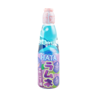HATAKOSEN(HATA) RAMUNE - Carbonated Soft Drink (Blueberry Flavour) 200ml 日本彈珠汽水(藍莓)
