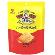 Huanglaowu - Crackers With Barbecue Flavour 170g 黃老五小麥鍋巴酥燒烤味