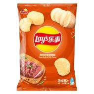 Lay's Potato Chips Texas Grilled BBQ Flavour 70g 樂事薯片德克薩斯燒烤味薯片
