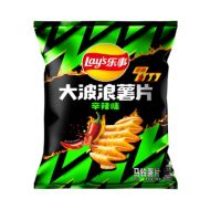 Lays Potato Chips Wave Cut Spicy Flavour 70g 薯片 ~ 大波浪 (辛辣味）