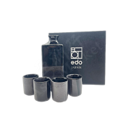 EMRO  Sake Set Black 1x Carafe & 4 x Cups 黑色清酒套裝