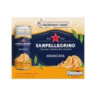 [PACK OF 6] SAN PELLEGRINO Aranciata Orange Infusion Drink 330ml (x6 cans) 
