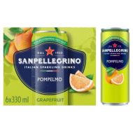 [PACK OF 6] SAN PELLEGRINO Sparkling Grapefruit Infusion Drink 330ml (x 6cans) 