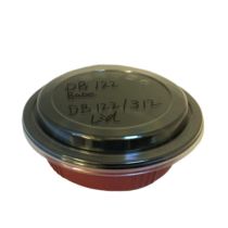 HIRO DB-122/312-Lid Transparent 900pc x 1 紅色湯碗 蓋