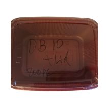 HIRO DB-10-D Base 800pc x 1 紅色長方形大 碗