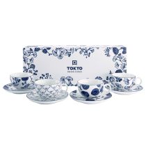 TOKYO- Flora Japonica Cup and Saucer Set 8pcs 100ml (17456) 