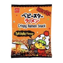 BABY STAR Crispy Ramen Snack Yakisoba Flavour 75g 童星麵日式炒麵味