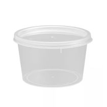 FORTUNE Heavy Duty 8oz Deli Container with Lids 250pc x 500 HD 8安士塑膠餐盒