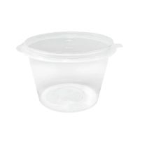 FORTUNE 4oz Plastic Sauce Pot + Lids CLEAR 500pc x 1 4安士透明汁杯