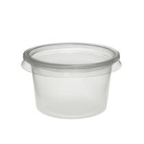 FORTUNE 2oz Clear Plastic Sauce Pot with Lids 500pc x 1 透明汁杯